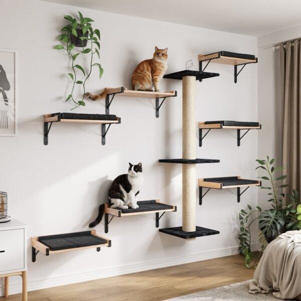 How to Give an Indoor Cat More Vertical Space Without Taking Up Floor Space