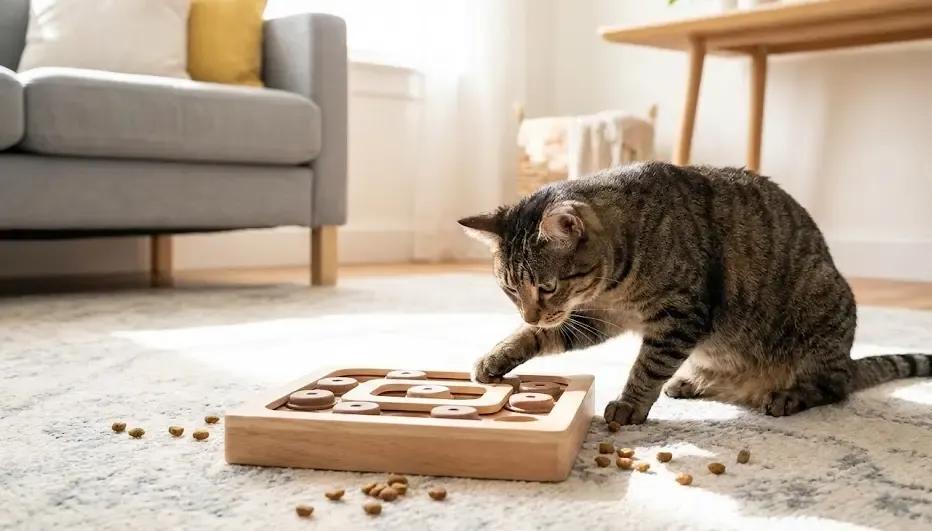 How to Use Puzzle Toys to Make Mealtime More Engaging for Indoor Cats
