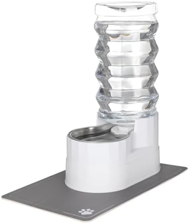 RIZZARI 9L Elevated Dog Water Dispenser: Large Capacity Wide Mouth | Filtered Hydration Design/Senior & Large Dogs / Dishwasher Safe Stainless Steel Bowl /Anti Splash Base/ Multi Pet Homes - Image 4