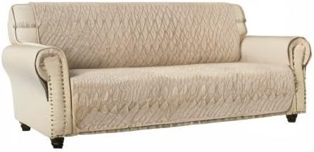 Ameritex Couch Sofa Slipcover 100% Waterproof Nonslip Quilted Furniture Protector Slipcover for Dogs, Children, Pets Sofa Slipcover Machine Washable (Beige, 78") - Image 9