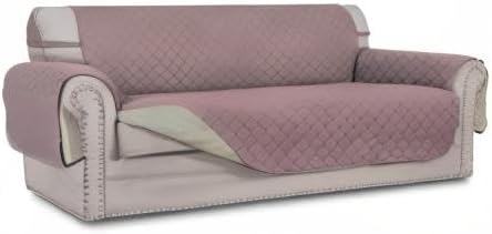 Easy-Going Reversible Couch Cover, 3 Cushion Sofa, X-Large, Pink/Beige | Machine Washable Slipcover For Dogs, Water Resistant Furniture Mat For Living Room, Non-Slip Sofa Cover, Pet Friendly - Image 10