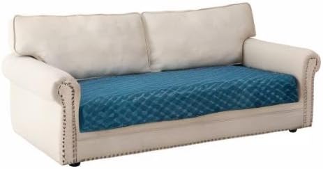 Eismodra Couch Cover,Sectional Couch Covers,Sofa Covers for 3 Cushion Couch,Anti-Slip Sofa Slipcovers for Dogs Cats Kids Loveseat Recliner L Shaped Armrest Backrest,Blue 36''x82''(Only 1 Piece) - Image 8