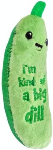 Catstages Crunchy Pickle Kicker Chew Cat Toy, Catnip & Dental Mesh, 6.5" | Crinkle Sounds, Long Plush Body for Bunny Kicking, Helps Keep Teeth Clean & Massages Gums, Indoor Enrichment, Cats & Kittens - Image 9