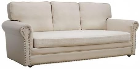 Eismodra Couch Covers for 3 Cushion Couch Sofa Magic Stretch Sofa Slipcover for Dogs Pet L Shape 2 Seat Replacement Furniture Protector,Cream White Length 65-78 inches(Only 1 Piece) - Image 8
