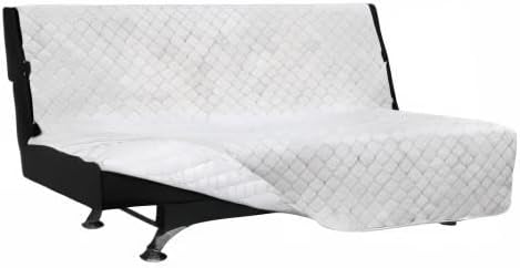 Easy-Going Reversible Couch Cover, Large Futon Sofa, White/White | Machine Washable Slipcover For Dogs, Water Resistant Furniture Mat For Living Room, Non-Slip Sofa Cover, Pet Friendly - Image 9