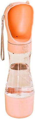 Portable Dog Water Bottle with Food Container, Leak-Resistant Travel Water Dispenser for Walking, Hiking & Travel by Unknown