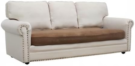 Eismodra Couch Covers for 3 Cushion Couch Sofa Magic Stretch Sofa Slipcover for Dogs Pet L Shape 2 Seat Replacement Furniture Protector,Light Brown Length 65-78 inches(Only 1 Piece) - Image 7
