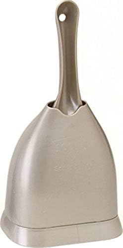 Petmate Scoop N' Hide Cat Litter Scoop with Discreet Holder, Brushed Nickel | Features a Deep Bucket Scoop with Built-In Rake to Sift Litter and a Hinged Stand That Hides the Scoop Between Cleanings - Image 4