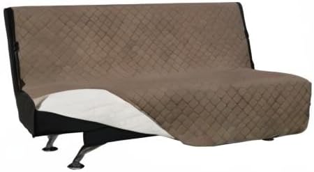 Easy-Going Reversible Couch Cover, Large Futon Sofa, Camel/Ivory | Machine Washable Slipcover For Dogs, Water Resistant Furniture Mat For Living Room, Non-Slip Sofa Cover, Pet Friendly - Image 8