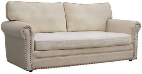 Eismodra Couch Cushion Covers Magic Stretch Sofa Slipcover for 3 Cushion Couch Dogs Pet L Shape 2 Seat Replacement Furniture Protector,Cream White Length 37-53 inches(Only 1 Piece) - Image 8