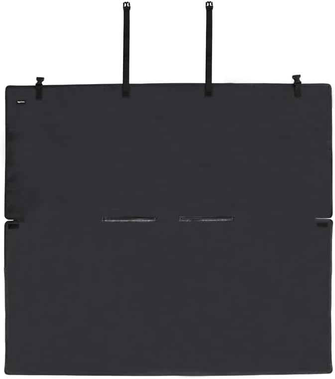 Amazon Basics Waterproof Dog Car Seat Cover, Scratch Proof Protector for Pet, Car Back Bench, 56 x 47 inch, Black - Image 2