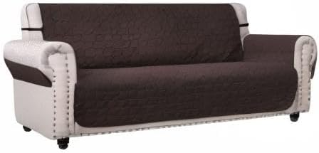 Ameritex Couch Sofa Slipcover 100% Waterproof Nonslip Quilted Furniture Protector Slipcover for Dogs, Children, Pets Sofa Slipcover Machine Washable (Chocolate, 78'') - Image 9