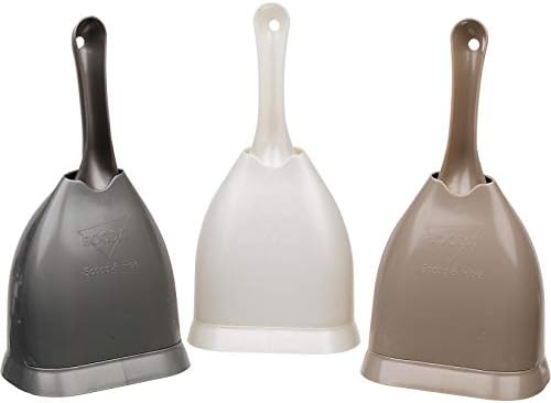 Petmate Scoop N' Hide Cat Litter Scoop with Discreet Holder, Brushed Nickel | Features a Deep Bucket Scoop with Built-In Rake to Sift Litter and a Hinged Stand That Hides the Scoop Between Cleanings - Image 6