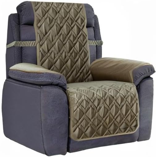 Ameritex Waterproof Nonslip Recliner Cover Stay in Place, Dog Chair Cover Furniture Protector, Ideal Recliner Slipcovers for Pets and Kids (Green, 23") - Image 9