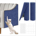 2 Pcs Total 78.8"x15.8" Cat Scratch Mat, Cat Scratch Couch Furniture Protector, Trimmable Self-Adhesive Cats Scratch Pads, DIY Cat Scratcher for Wall Protector and Covering Cat Tower (Blue) by Unknown