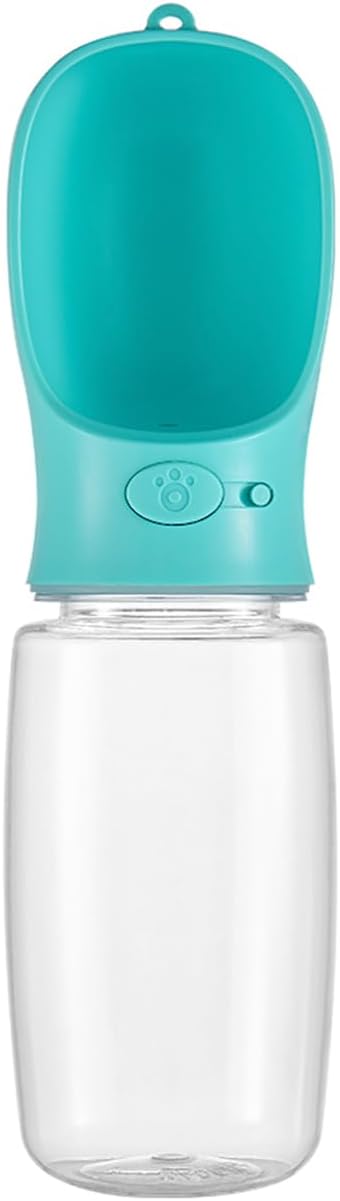 WePet Portable Dog Water Bottle, 19 OZ, Leak Proof Puppy Water Dispenser with Drinking Feeder for Pets Outdoor Walking, Hiking, Travel, Food Grade Plastic by WePet