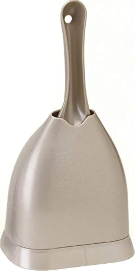 Petmate Scoop N' Hide Cat Litter Scoop with Discreet Holder, Brushed Nickel | Features a Deep Bucket Scoop with Built-In Rake to Sift Litter and a Hinged Stand That Hides the Scoop Between Cleanings - Image 5