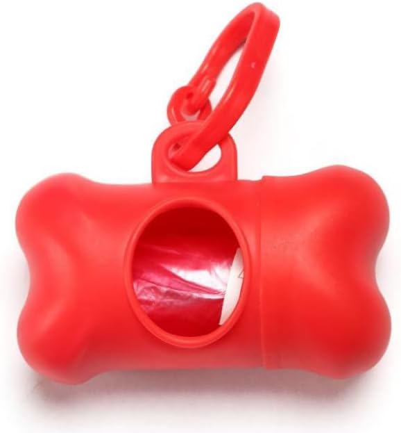 5 PCS Bone Shaped Poop Bag Dispenser (Random Color) | Pet Waste Disposal Bag Dispenser With Waste Bag - Image 4