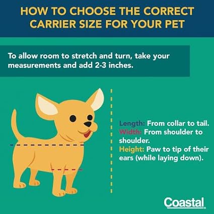 Coastal Pet Bergan Comfort Carrier - Breathable Travel Carrier for Dogs & Cats - Heather Bermuda, 16" x 8" x 11" - Image 6