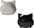 2 Pack Cat Food Bowls, Shallow Whisker Friendly Non-Slip Pet Dishes | Whisker Fatigue Relief, Non-Slip Stable Base, Easy to Clean, for Food & Water, Ideal for Cats & Small Dogs by Skrtuan