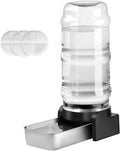 Marchul 2.3 Gallon Dog Water Dispenser, Large Dog Water Bowl Dispenser with Stainless Steel, Automatic Gravity Pet Bowl for Dogs Medium to Large (3 Filters) 8.6L by Marchul