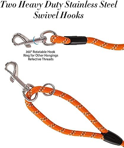 Long Rope Leash for Dog Training 10FT 16FT 30FT 50FT 100FT, Reflective Threads Check Cord Recall Training Dog Lead for Large Medium Small Dogs, Dog Tie-Out Cable for Playing, Camping, or Yard - Image 4