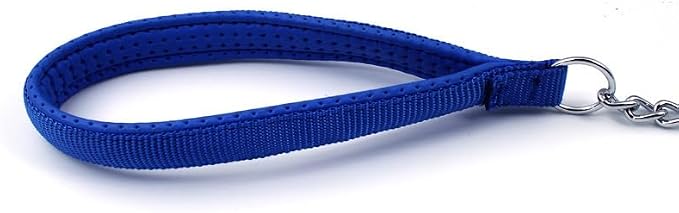 SGODA Metal Chain Heavy Duty Dog Leash, 4 ft x 3.0 mm Blue - Image 3