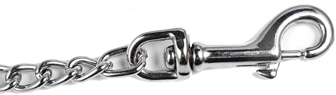 Metal Chain Heavy Duty Dog Leash, 6 ft. x 3.0 mm Black - Image 4