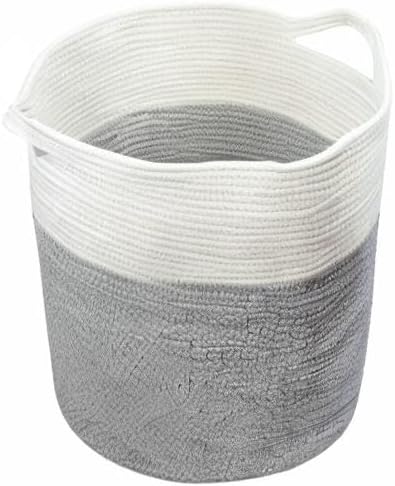 COMFY-HOMI XXXL Large Laundry Basket, Cotton Rope Nursery Woven Basket for Storage, Blanket Baskets Living Room Laundry Hamper, Dog Toy Storage Organizer, Home Decor - Image 8