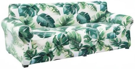 hyha Stretch Couch Covers, Sofa Cover for 3 Cushion Couch Pet Friendly | Floral Pattern, Printed, 4 Pieces, 3 Separate Cushion Sofa, Durable Anti-slip Washable Protector with Elastic Bottom for Dogs - Image 9