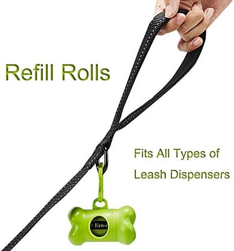 ECO-CLEAN Dog Poop Bags, 24 Rolls/360 Bags with Dispenser | Dog Waste Bags, Unscented, Leak-Proof, Easy Tear-Off - Image 6