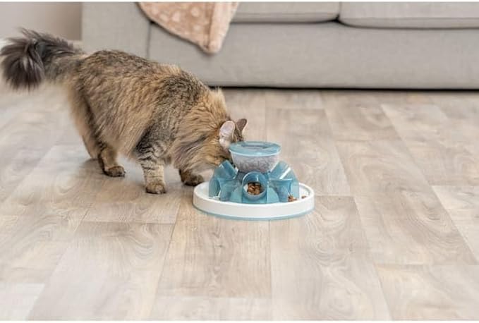 TRIXIE Tunnel Slow Feeder for Cats and Dogs, Interactive Cat Toy, Pet Food Dispenser, Treat Dispenser - Image 2