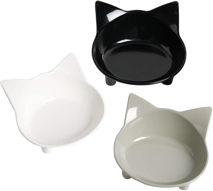 Cat Food Bowls Shallow Wide Non-Slip Whisker Friendly Dish for Indoor Cats | Food Grade Safe Pet Bowl Set for Kittens, Puppies & Rabbits, Easy Clean, Relieves Whisker Fatigue, Ideal for Cat Food & Water - Image 8