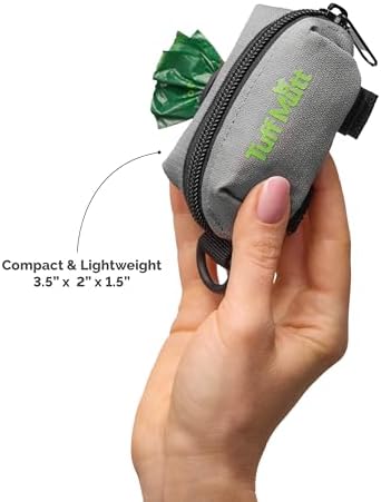 Tuff Mutt Dog Poop Bag Holder with Velcro Attachment - Durable Fabric Poop Bag Dispenser for Leashes - Includes Starter Roll for Easy Cleanup (Pack of 3) - Image 7