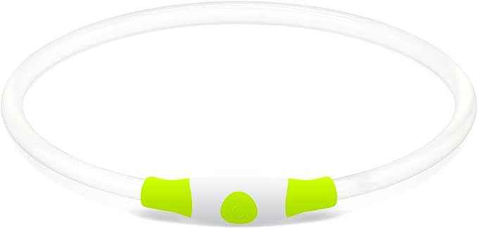 Led Dog Collar, BSEEN USB Rechargeable Flash Light up Dog Collar | Pet Safety Necklace Makes Your Beloved Dogs Be Seen at Night for Small Medium Large Dogs(Green) - Image 5