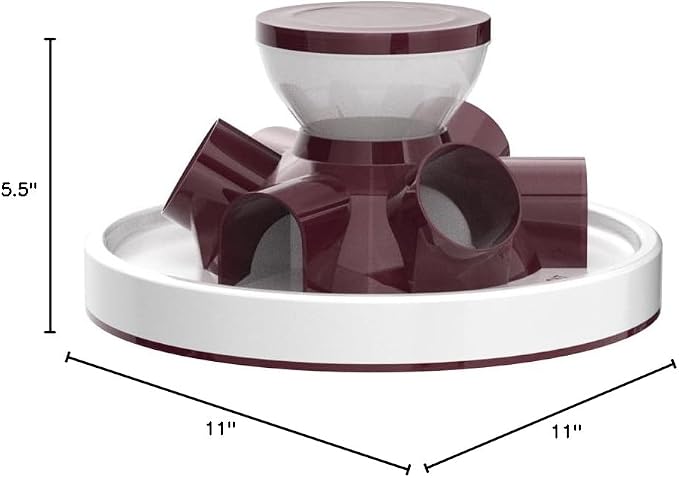 TRIXIE Tunnel Slow Feeder for Cats and Dogs, Interactive Cat Toy, Pet Food Dispenser, Treat Dispenser (Pack of 3) - Image 6