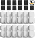 GIOTOHUN Cat Water Fountain Filter Replacement: 24 Cat Fountain Filter - 24 Pet Fountains Filters - 12 Filters & 12 Sponges - Suitable for ATMZIQXR GIOTOHUN KOOGMOON UMOCUOY IHOUONE HOOISE by GIOTOHUNPetLife