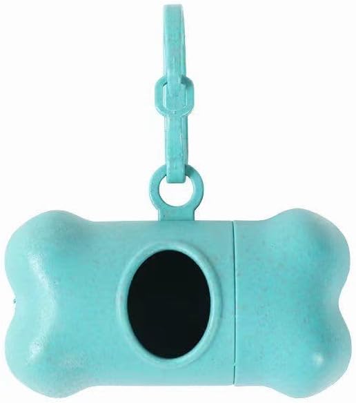 Pet Waste Bag Dispenser, Bone Shaped Portable Dog Poop Bags Container | Poop Bag Dispenser, Dog Poop Bag Dispenser, Portable Poop Bag Holder Clip, Bone Shape, Turquoise Blue - Image 6