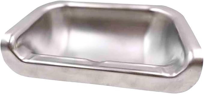 Fluff Trough 7.25 Inch Tall Elevated Dog Bowls for Medium & Small Dogs – Stainless Steel Raised Dog Bowl with Stand Holds 2 Cups of Pet Food – Vet Recommended, Dishwasher Safe Dog Feeder Station - Image 2