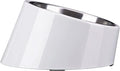 SUPERDESIGN Anti-Vomiting 15° Slanted Pet Bowl, S/0.5 Cup, Gray | 15° Tilted, Anti-Vomit & Neck Relief, Non-Slip Base, Detachable Stainless Steel Liner, Dishwasher Safe, for Cats & Dogs by SUPERDESIGN