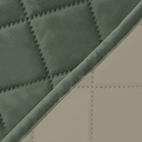 Easy-Going Reversible Couch Cover, 4 Seater Sofa, Greyish Green/Beige | XX-Large Sofa, Washable Slipcover For Dogs, Water Resistant Mat, Living Room, Non-Slip Sofa Cover, Pet Friendly - Image 6
