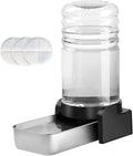 Marchul 1.5 Gallon Cat Water Dispenser, Automatic Gravity Dog Water Feeder, Stainless Steel Large Capacity Cat Waterer for Cats and Small Dogs (3 Filters) by Marchul