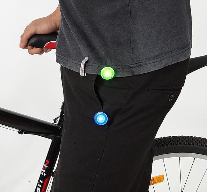 R1 LED Safety Light Clip-On Warning Lights for Night Running Walking Cycling Dog Walking Hiking Camping All Outdoor Sports Safety Warning (Clip Safety Light 3pcs) - Image 3