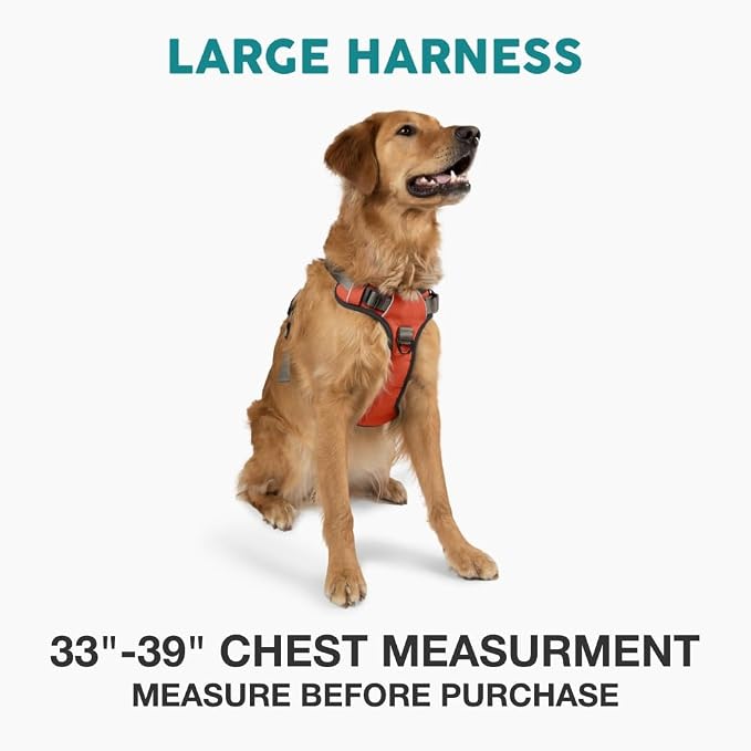 Embark No Pull Dog Harness, Reflective Adjustable Training Vest, No Choke | Adjustable straps fit all dog breeds with sturdy hooks; 360° reflective trim, soft padded Harness Design for All Dogs - Image 2