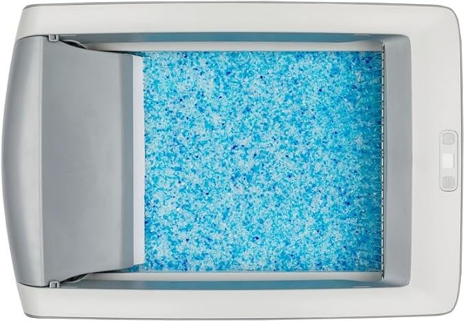 PetSafe Official ScoopFree Complete Reusable Tray - Includes 4.3 lb of Premium Blue Crystal Litter - Compatible with All ScoopFree Complete Automatic Self Cleaning Litter Box Systems - Image 7