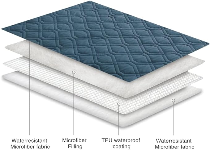 Ameritex Waterproof Blanket Reversible Dog Bed Cover Pet Blanket for Furniture Bed Couch Sofa - Image 5