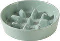 Havniva Dog Bowls Slow Feeder, Ceramic Slow Feeder Dog Bowls for Fast Eater | 1.2 Cups Dog Food Bowl Puzzle Feeder, Slow Feeding Bowls for Small & Medium Breed, Non-Slip Base, Anti-Choking by Havniva