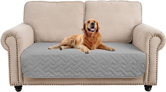 fuguitex Waterproof Dog Bed Cover Couch Cover for Pet Anti-Slip Cat Mat Pet Pad Blanket for Sofa Chair Recliner Bed Furniture Protrctor by fuguitexHome