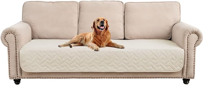 fuguitex Waterproof Dog Bed Cover Couch Cover, Anti-Slip Cat Mat Pet Pad Blanket for Sofa Chair Recliner Furniture Protrctor by fuguitexHome