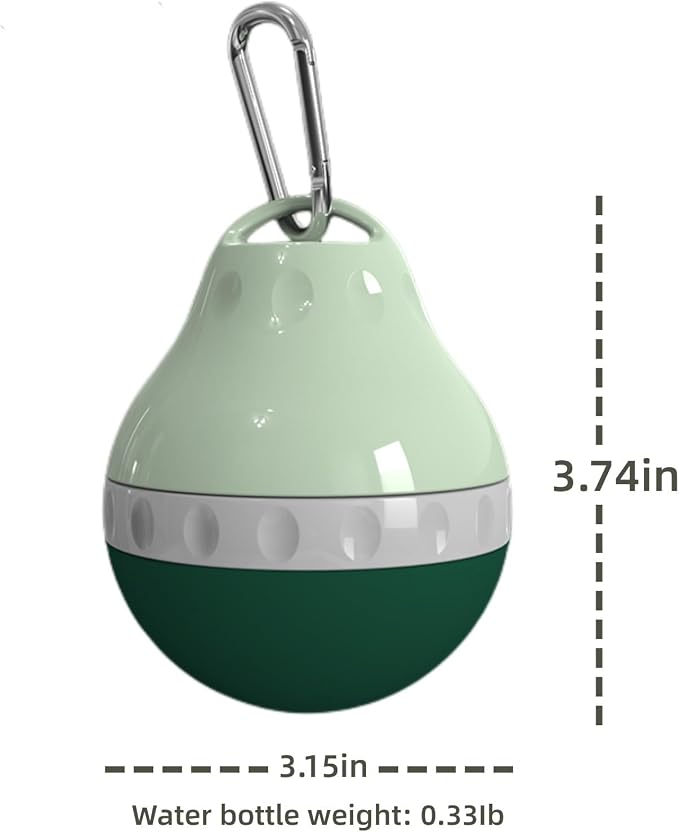 Dog Travel Water Bottle Detachable Bowl Leak Proof Portable ，Silicone Bottle Body，Collapsible and Suitable for Small Pets for Outdoor Walking, Hiking, Travel (Green2, 200ml2) - Image 7